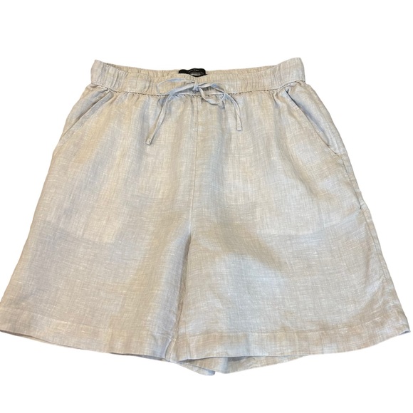 Tahari 100% Linen Shorts S - Picture 2 of 7
